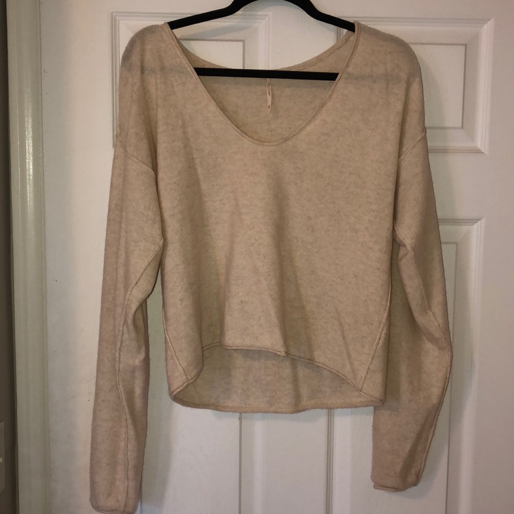 Free people cropped sweater